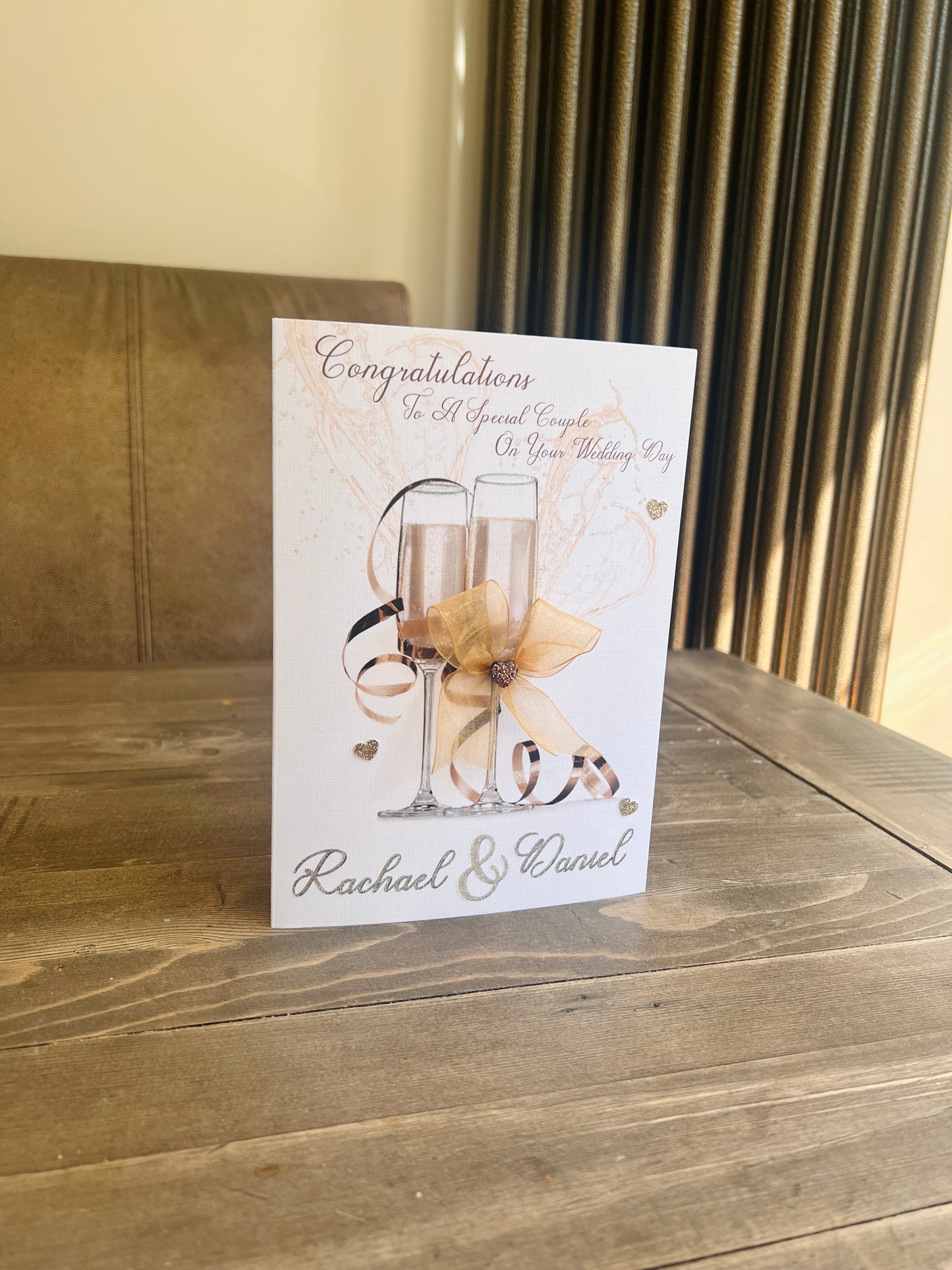 Champagne Glasses Card