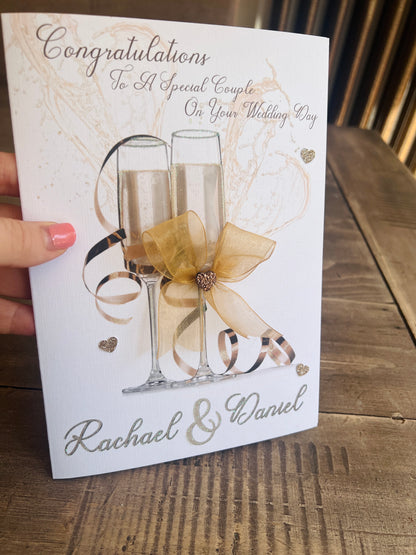 Champagne Glasses Card