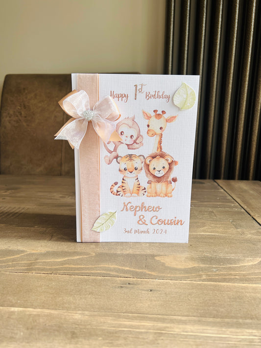 Jungle Animals Card