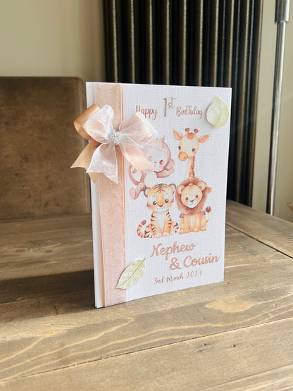 Jungle Animals Card