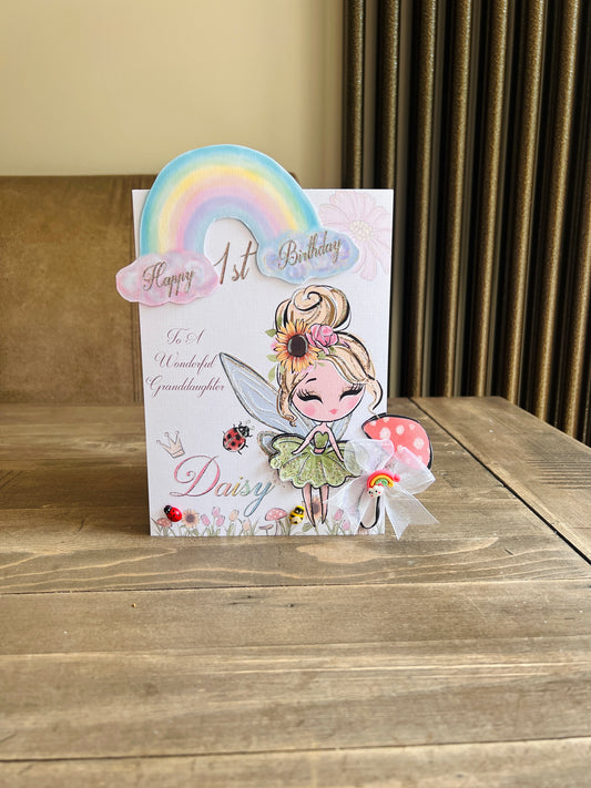 Rainbow & Fairy Card