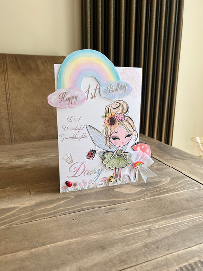 Rainbow & Fairy Card