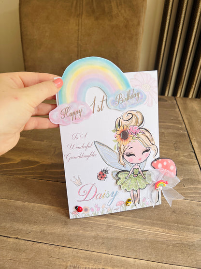 Rainbow & Fairy Card