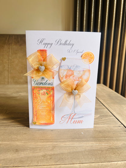 Orange Gin Card