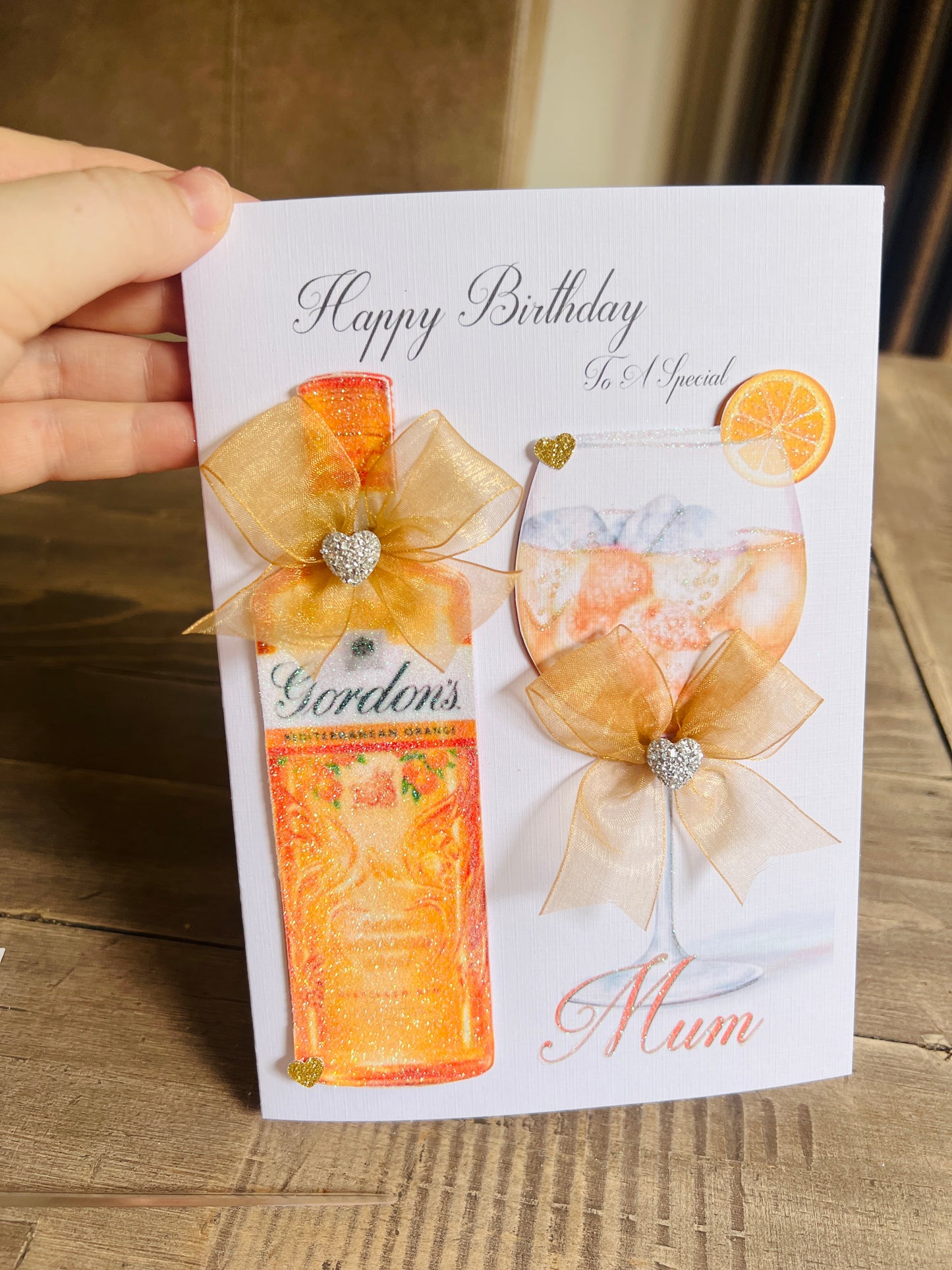 Orange Gin Card