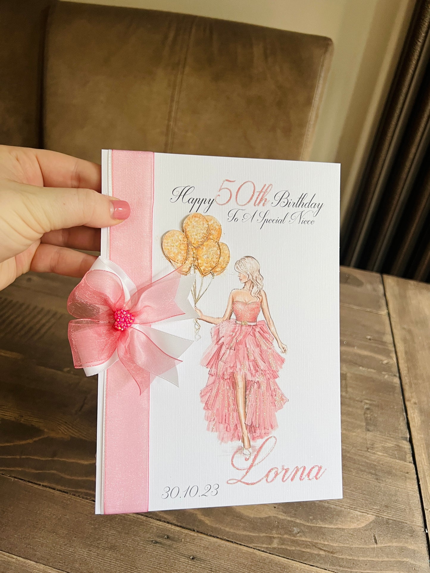 Ball Gown Outfit Card