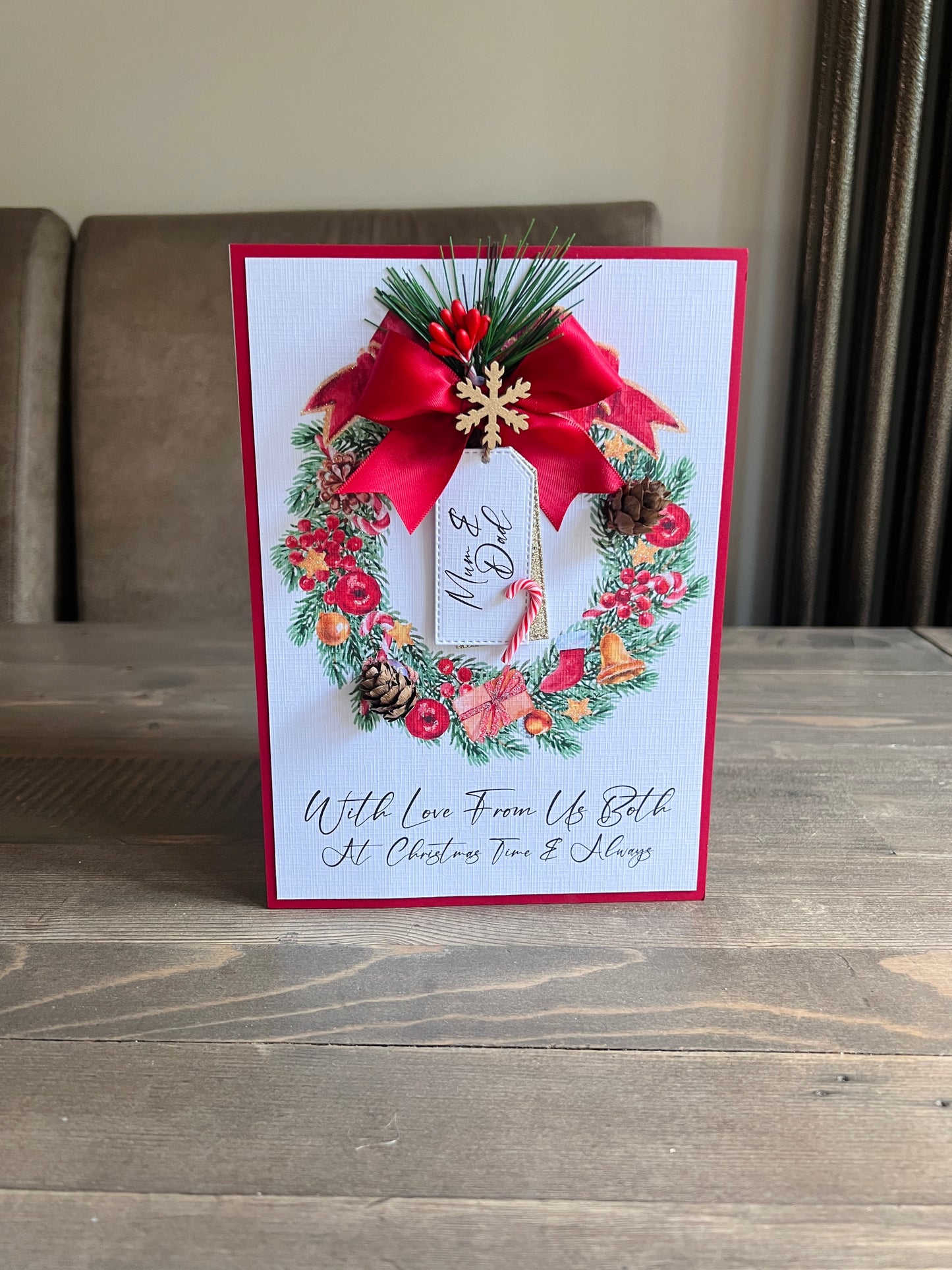 Christmas Wreath Card