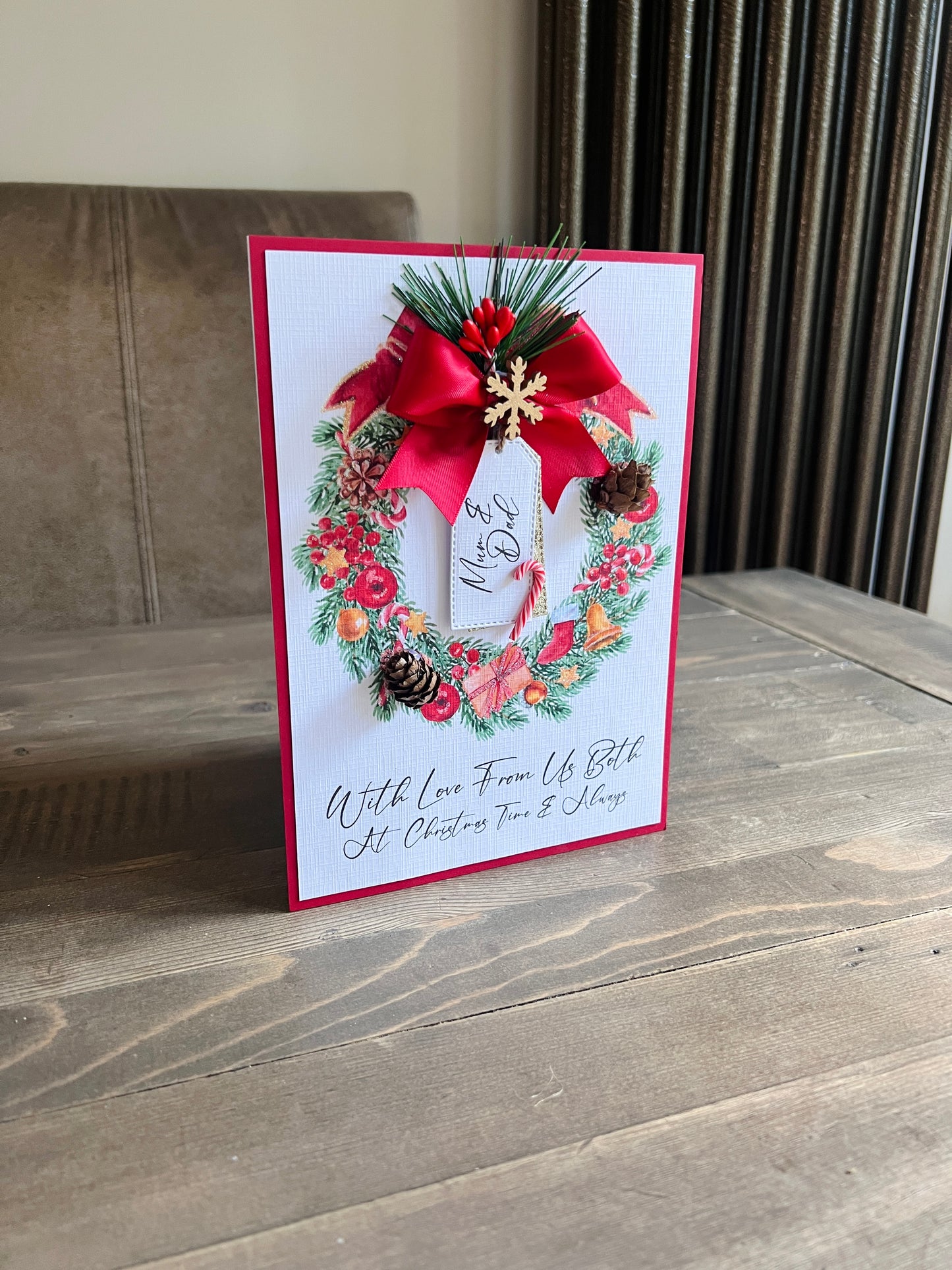 Christmas Wreath Card