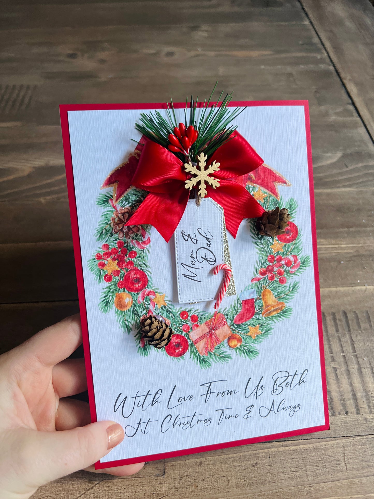 Christmas Wreath Card