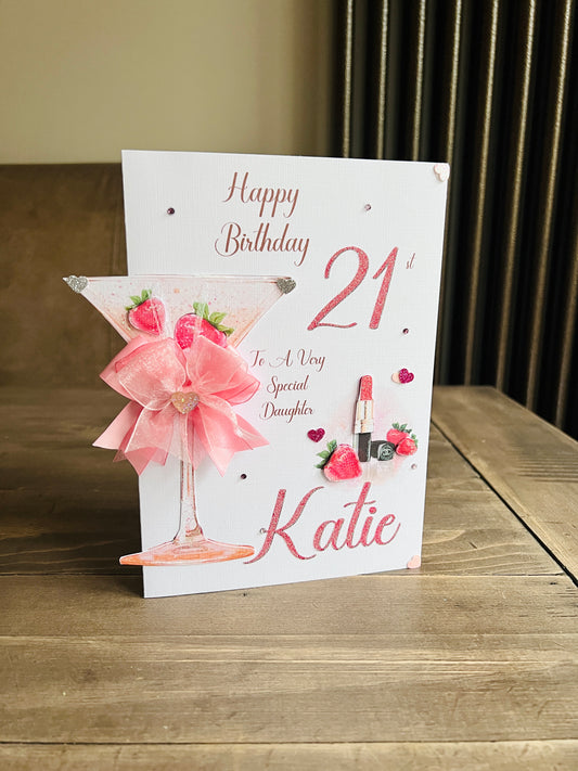 Strawberry Daiquiri Card