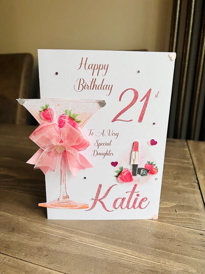 Strawberry Daiquiri Card