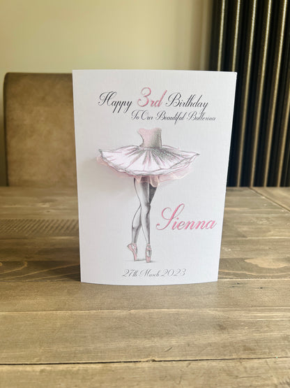 Ballerina Card