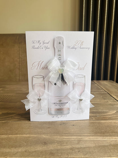 Moet & Glasses Card