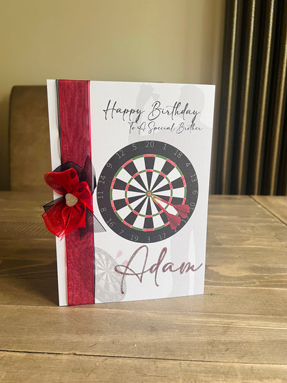 Dart Board Card