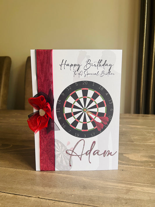 Dart Board Card