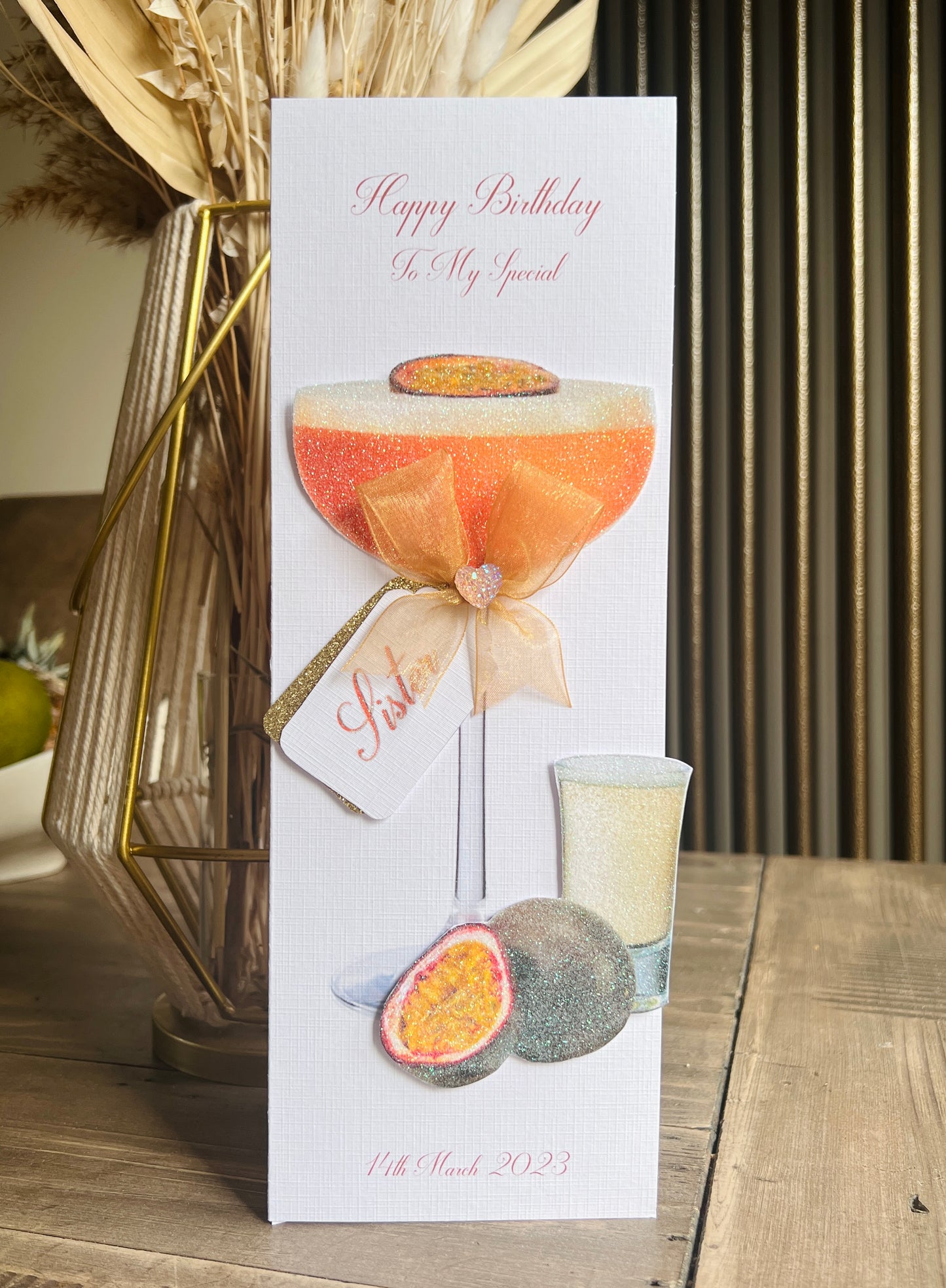 Pornstar Martini Cocktail Card