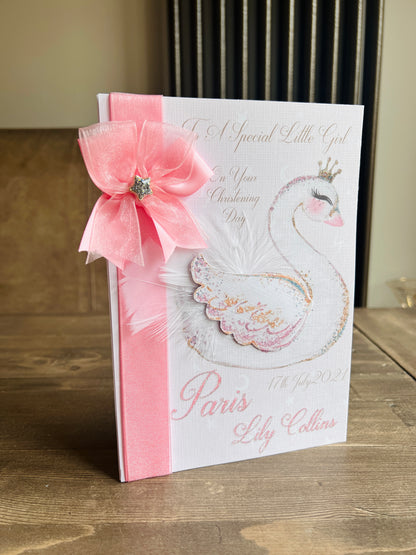 Swan Feather Card