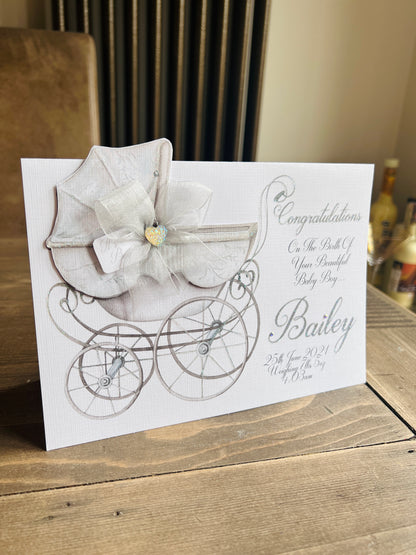 3D Pram Card