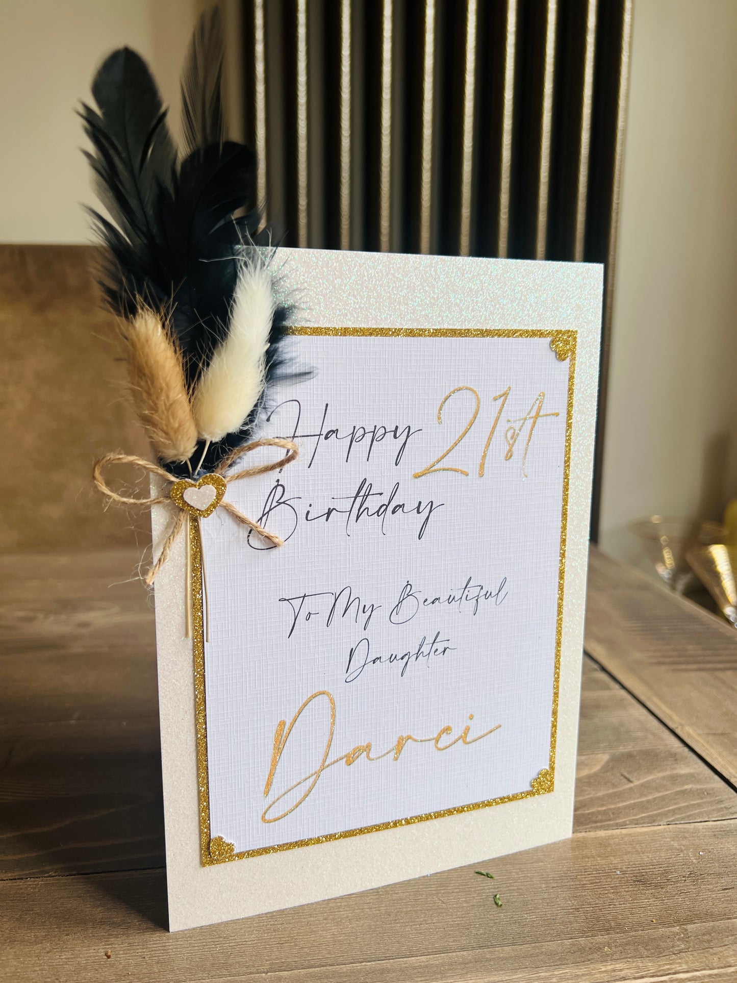 Feather Pampas Card